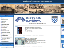 Tablet Screenshot of havirov-historie.cz